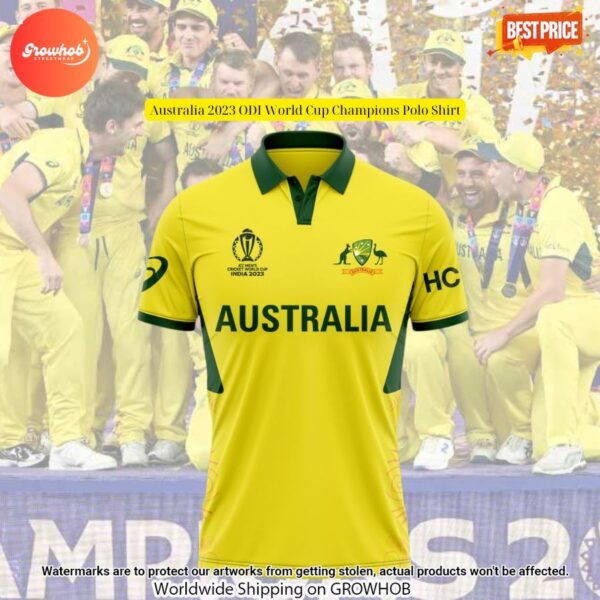 Australia 2023 ODI World Cup Champions Polo Shirt