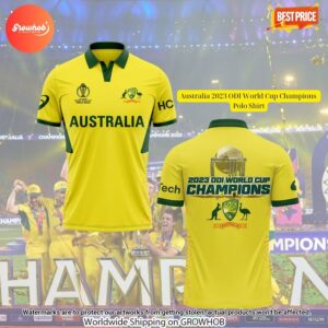 Australia 2023 Odi World Cup Champions Polo Shirt 4