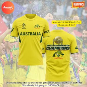 Australia 2023 Odi World Cup Champions T Shirt 1