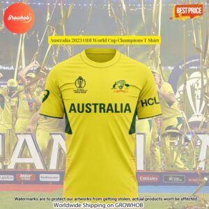 Australia 2023 Odi World Cup Champions T Shirt 2