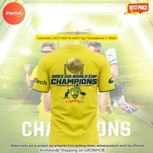 Australia 2023 Odi World Cup Champions T Shirt 3