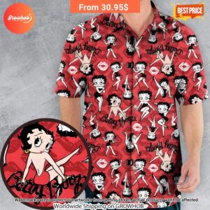 Betty Boop Singer Cartoon Sexy Hawaiian Shirt