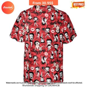 Betty Boop Singer Cartoon Sexy Hawaiian Shirt 3 117