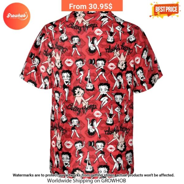 Betty Boop Singer Cartoon Sexy Hawaiian Shirt