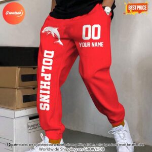 Dolphins NRL Custom Pants Joggers