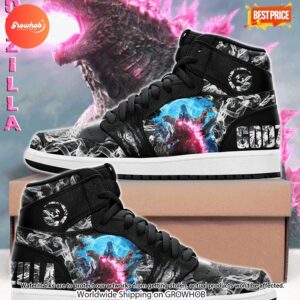 Godzilla NIKE Air Jordan High Top Sneakers