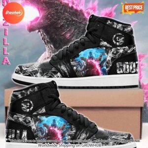 Godzilla Nike Air Jordan High Top Sneakers 1