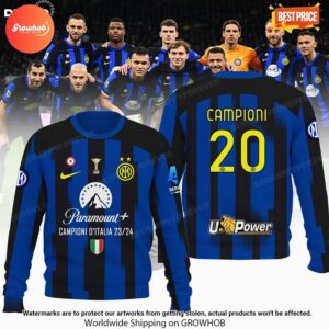 Inter Milan 23 24 Campioni Ditali Hoodie 3