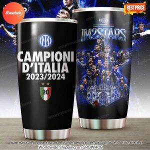 Inter Milan 23/24 Campioni D’Itali Tumbler