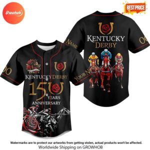 Kentucky Derby 150 years Baseball Jersey
