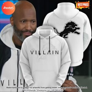 POSITIONAL VILLAIN Detroit Lions Brad Holmes Hoodie