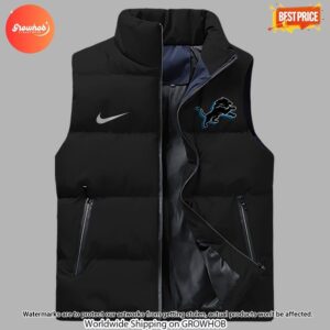 Positional Villain Detroit Lions Brad Holmes Sleeveless Down Jacket 2