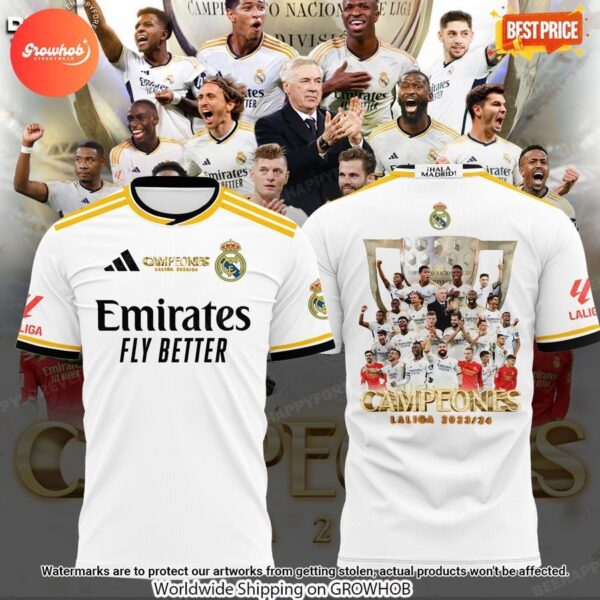 Real Madrid Laliga 23/24 Champions Shirt