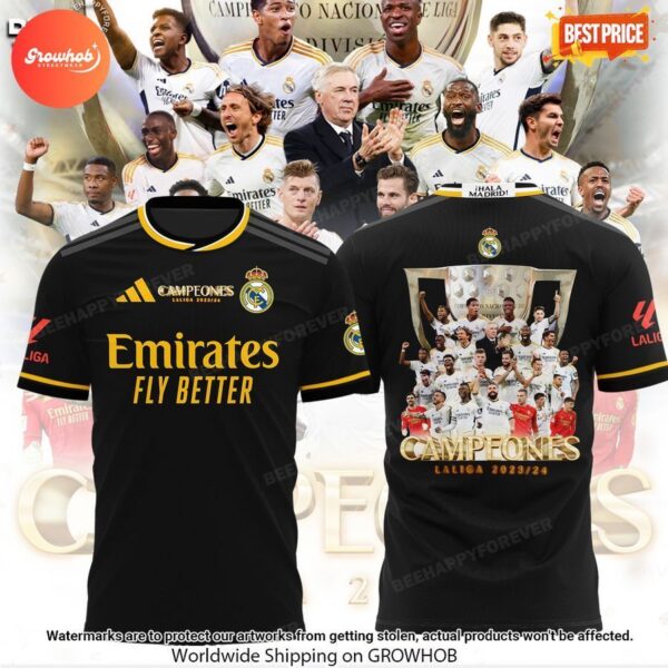 Real Madrid Laliga 23/24 Champions Shirt