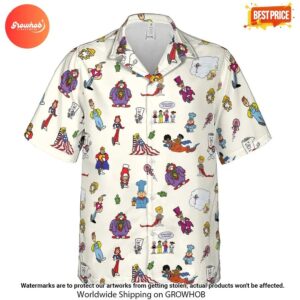 Schoolhouse Rock Characters Hawaiian Shirt 2