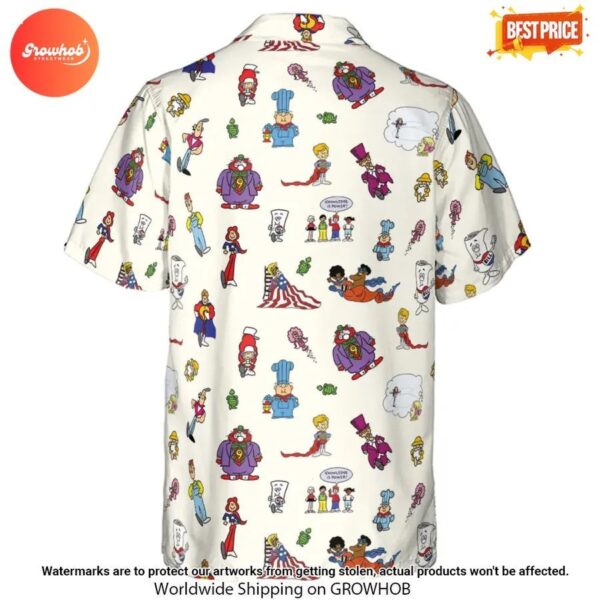 Schoolhouse Rock Characters Hawaiian Shirt