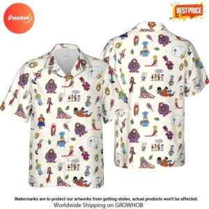 Schoolhouse Rock Characters Hawaiian Shirt 4