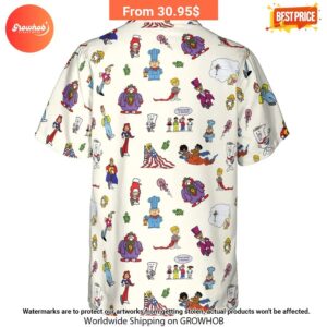 Schoolhouse Rock Characters Hawaiian Shirts 3 319