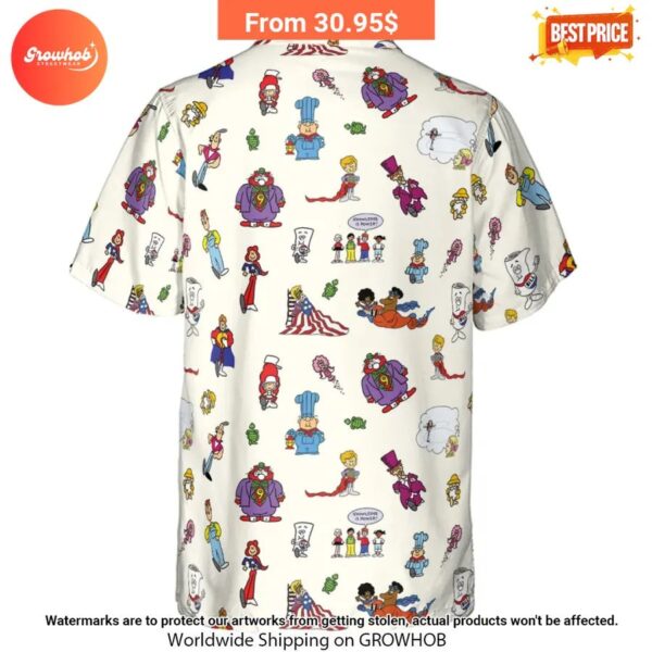 Schoolhouse Rock Characters Hawaiian Shirts