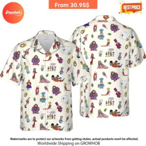 Schoolhouse Rock Characters Hawaiian Shirts 4 617