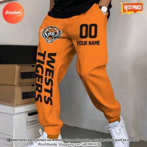 Wests Tigers Custom Pants Joggers